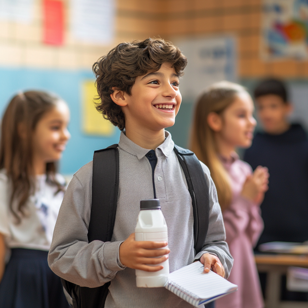 Young Spanish boy participant