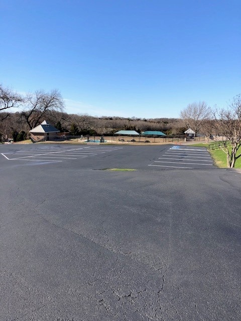 Completed paving project by Allstar Paving & Construction