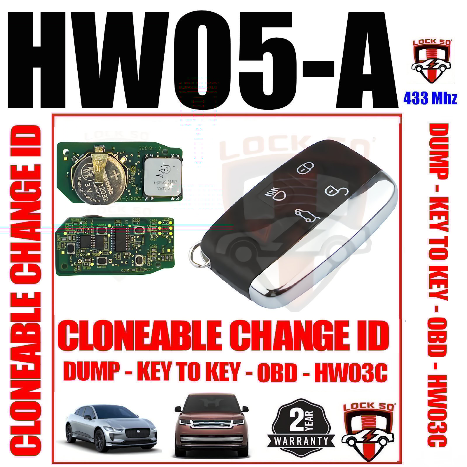 HW05-A Lock50 Change ID Key