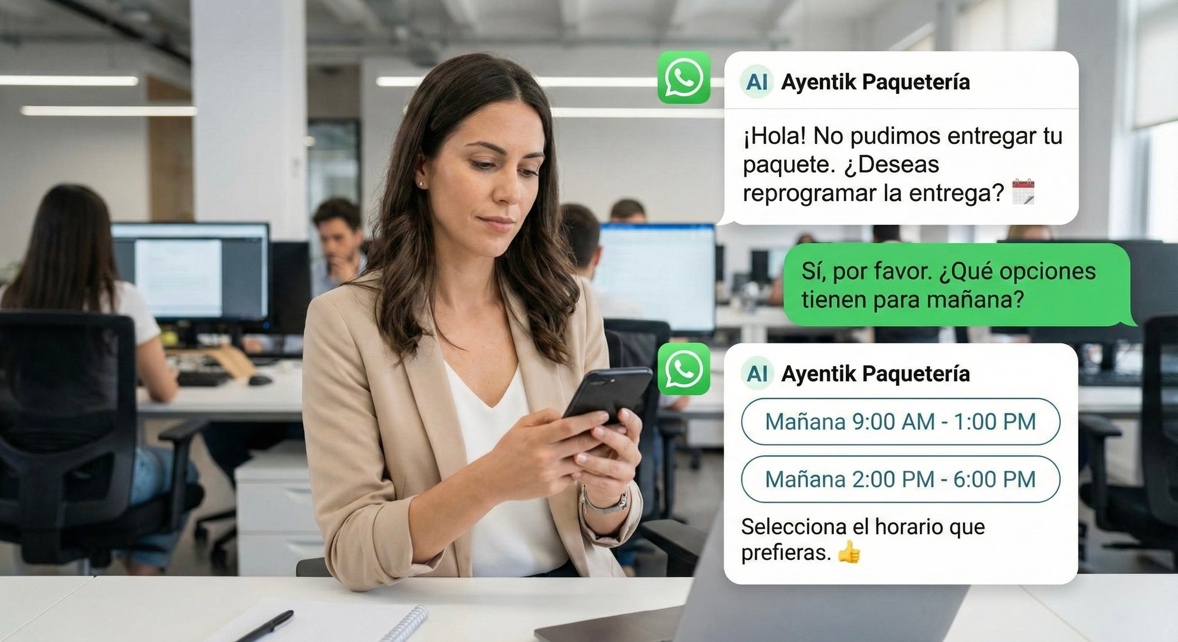 Logística y envíos showcase 1