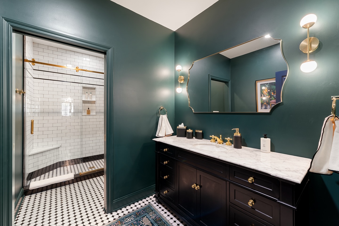 Traditional bathroom remodel