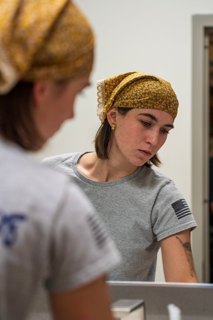 Professional cleaner in action demonstrating quality service