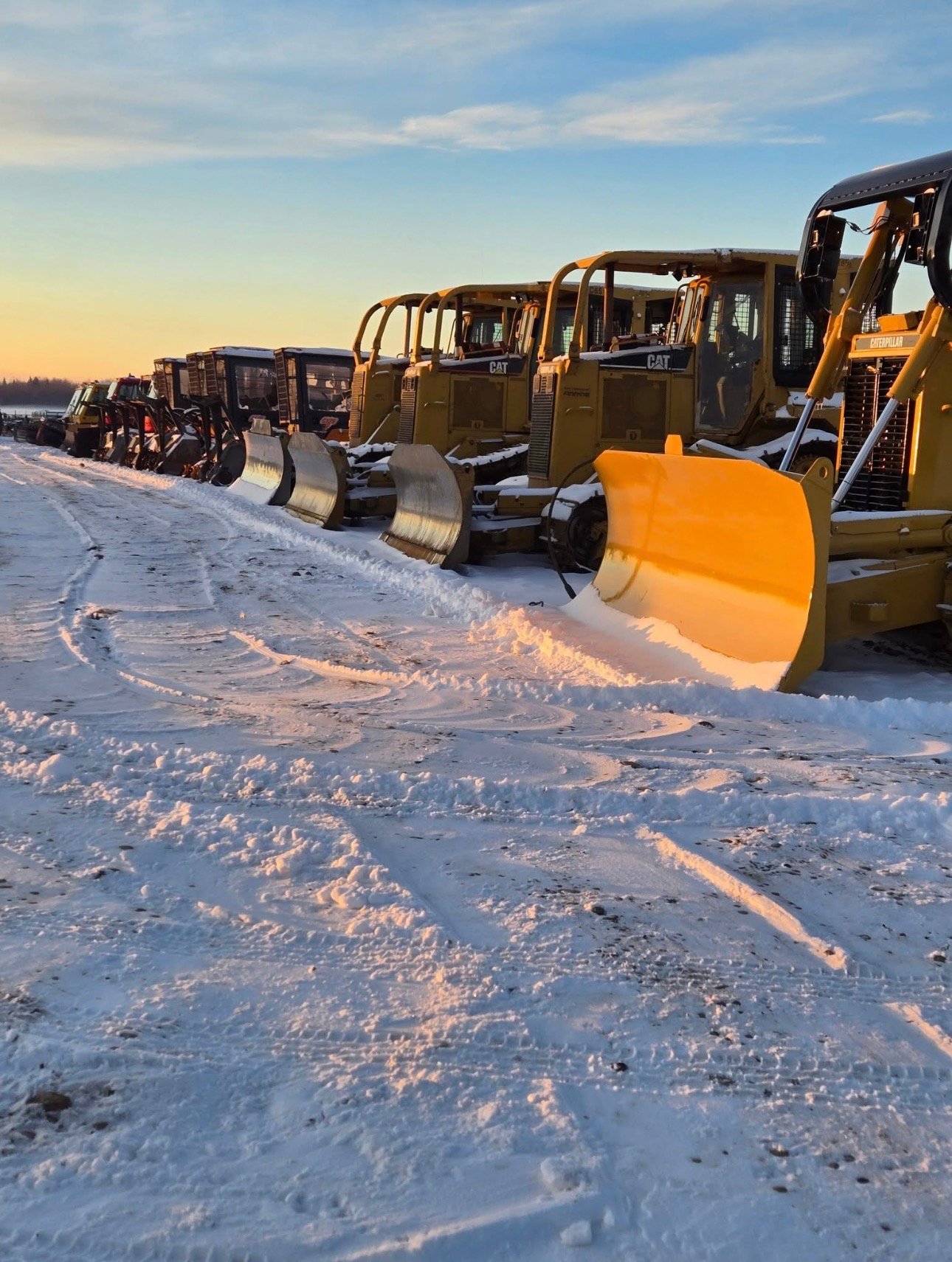 Cardinal Contracting heavy equipment on site