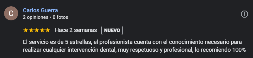 Testimonio real de paciente Alpha Dent
