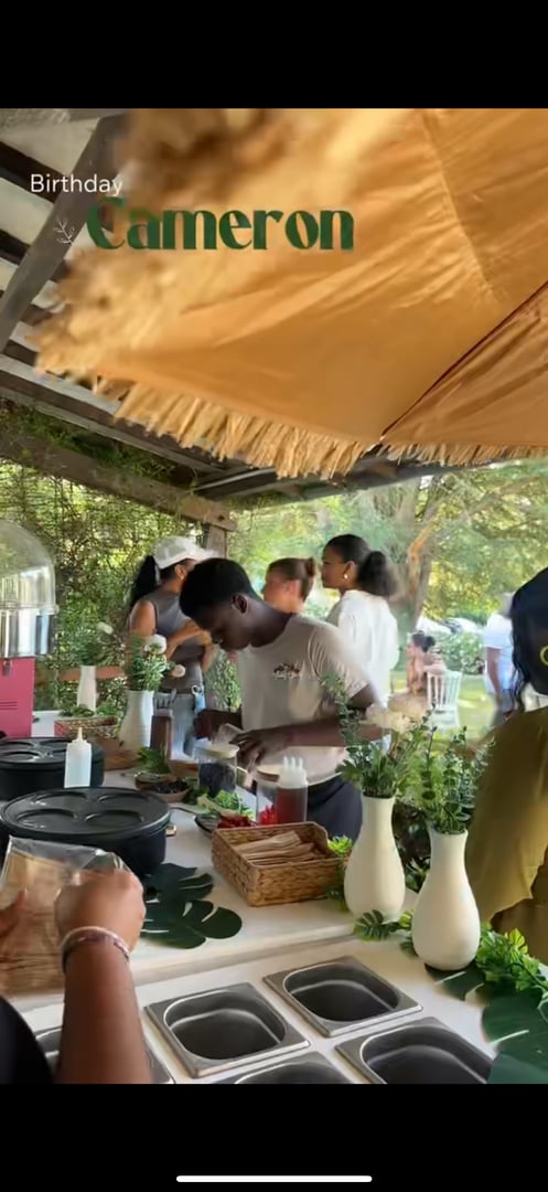 Private celebration sweet table