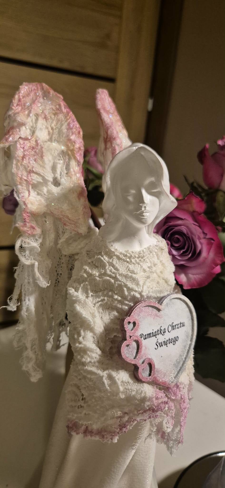 Ręcznie robiony anioł