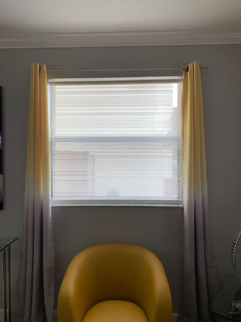 Tratamiento de ventanas elegante