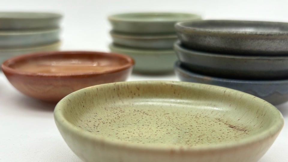 Platos complementarios de cerámica Naidich