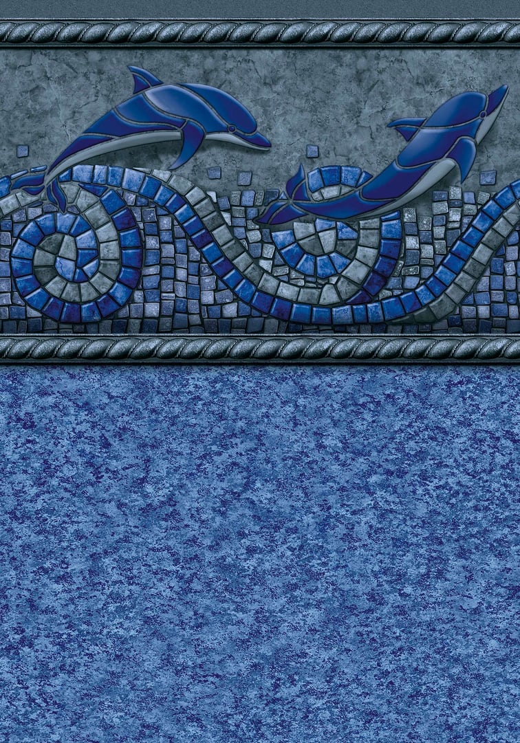 Dolphin vinyl liner pattern