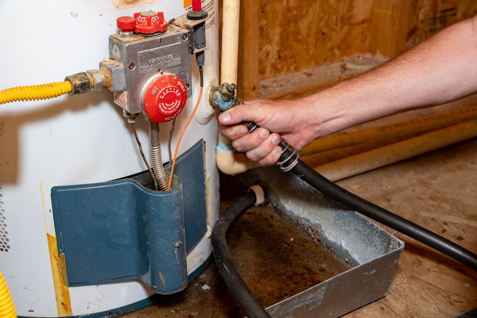Water heater leak repair