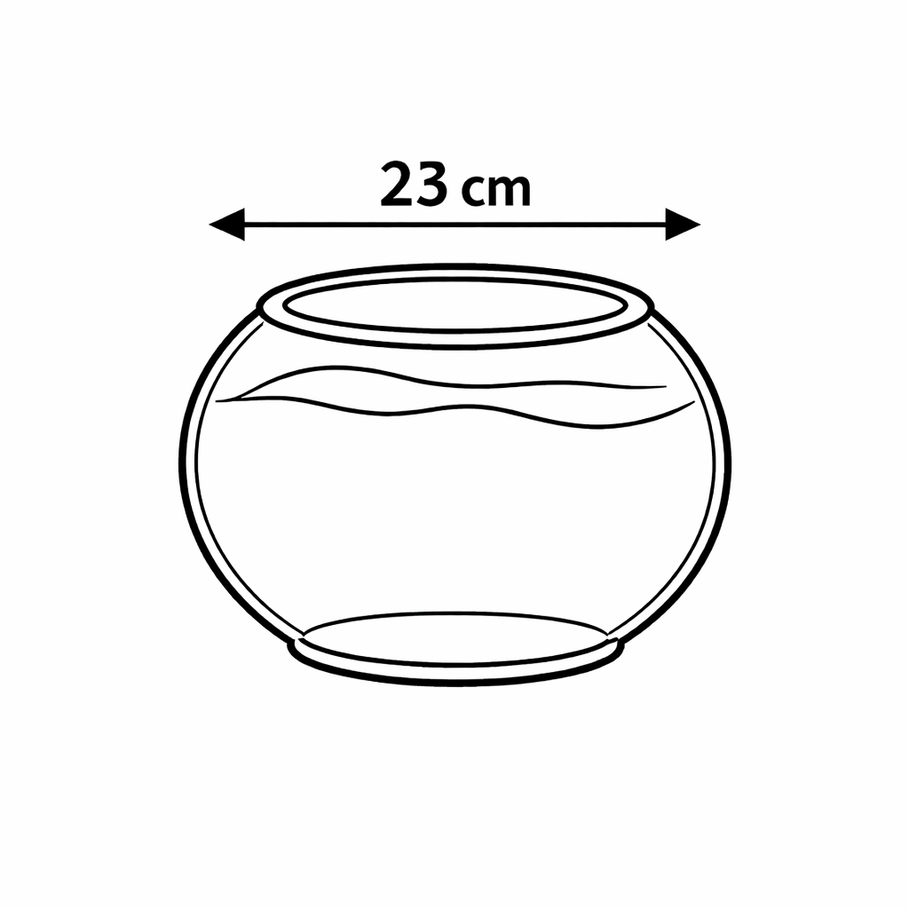 23cm Planted Fish Bowl