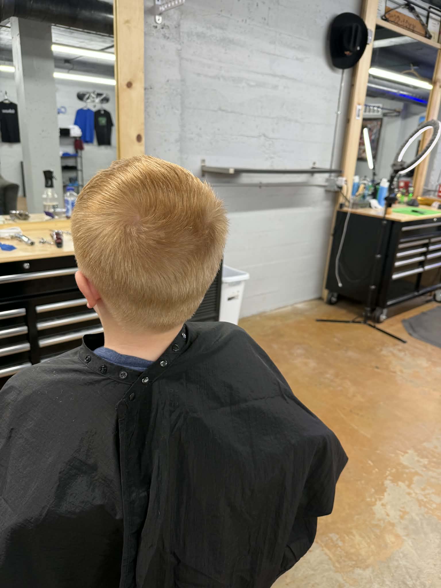 Caitlin's hair styling work