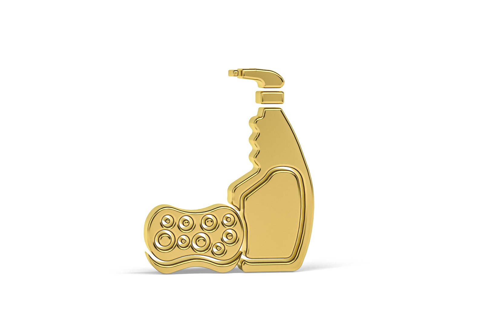 LuxLevel Detailing Gold Spray Bottle Logo