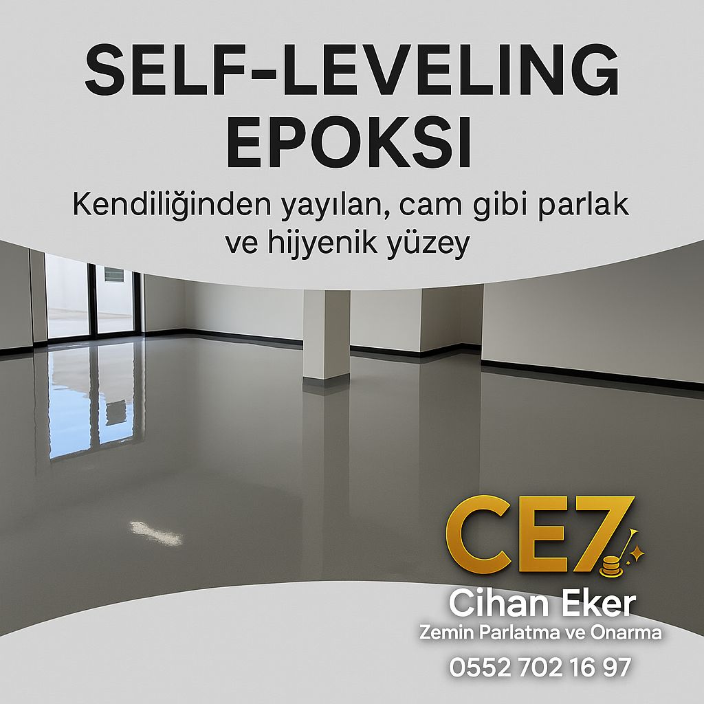 Epoksi zemin kaplama uygulaması