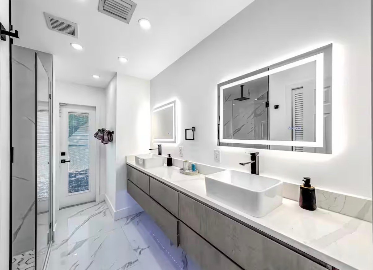 Bathroom after renovation