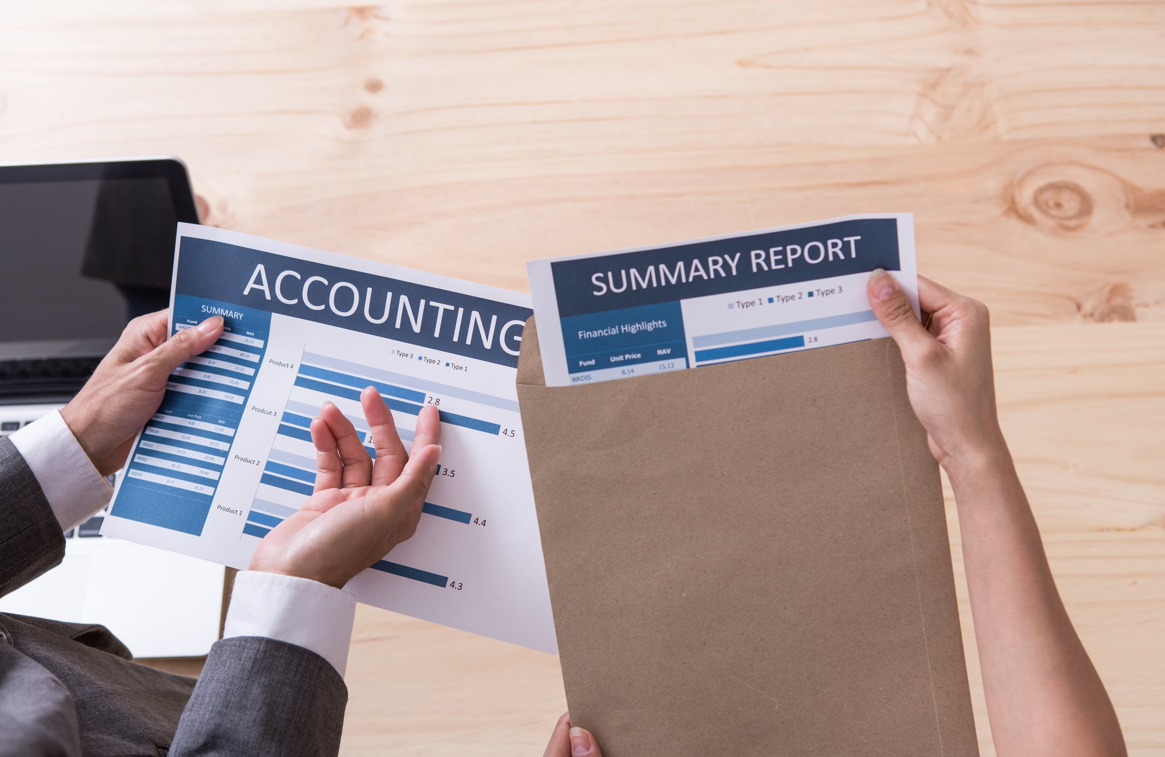 Business Team Brainstorming Data Target Financial Concept