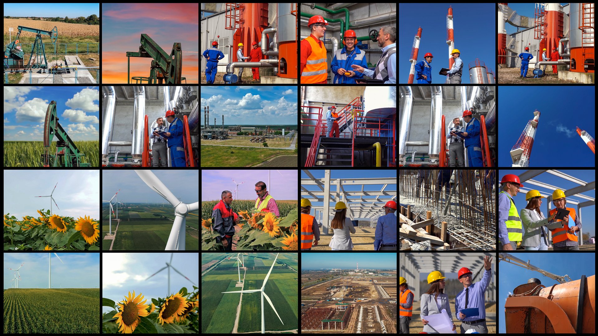 People of Different Professions at Work