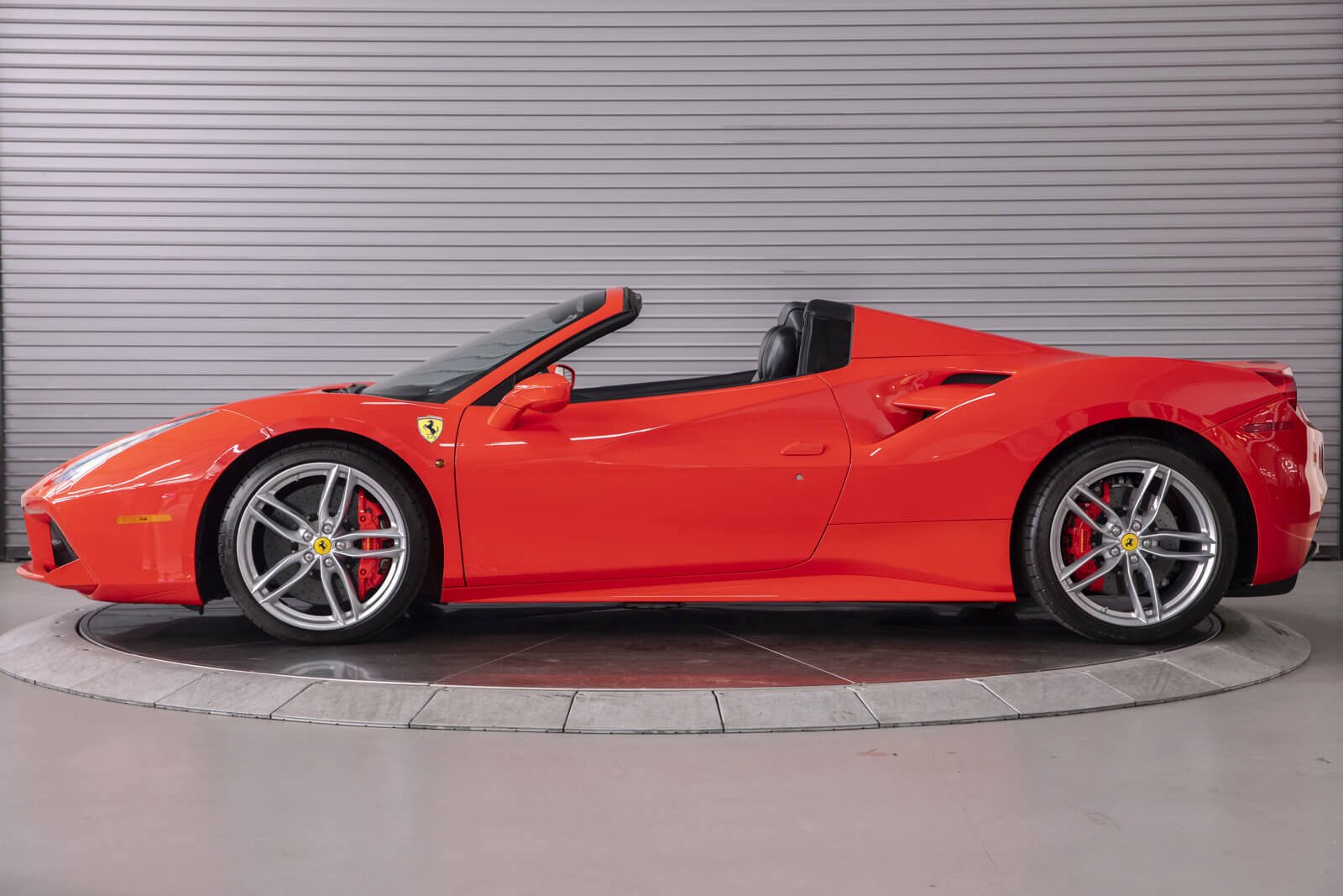 Ferrari 488 Spyder convertible supercar