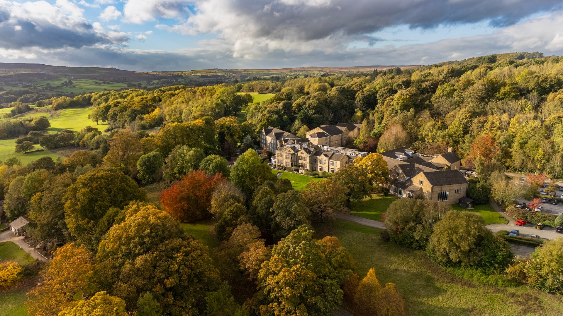 North West England golf course - Hollins Hall Golf featuring Lake District and Lancashire scenery