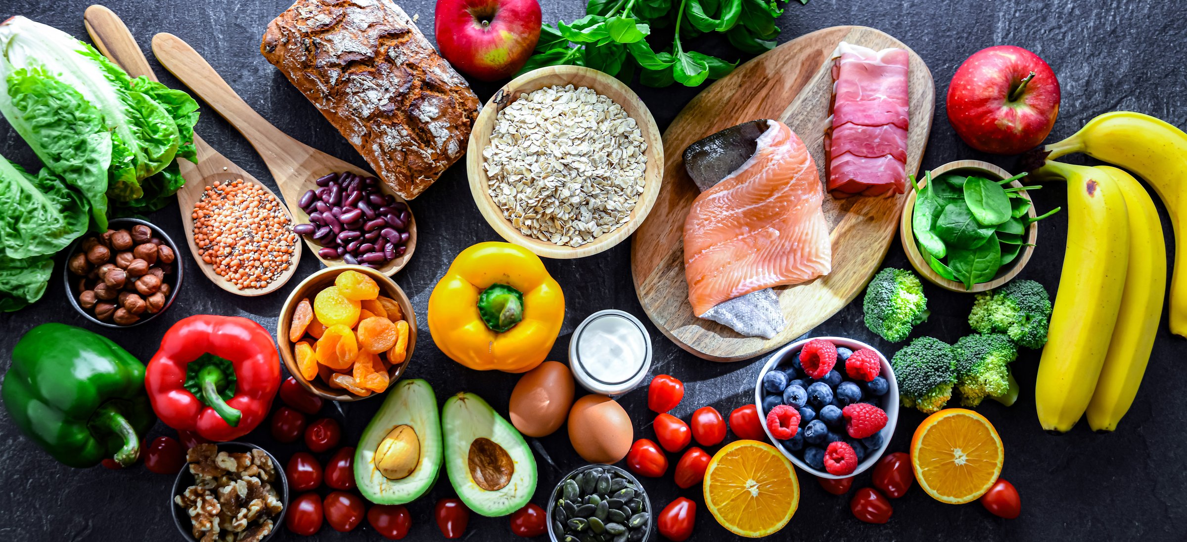 Food products recommended for pregnancy. Healthy diet.