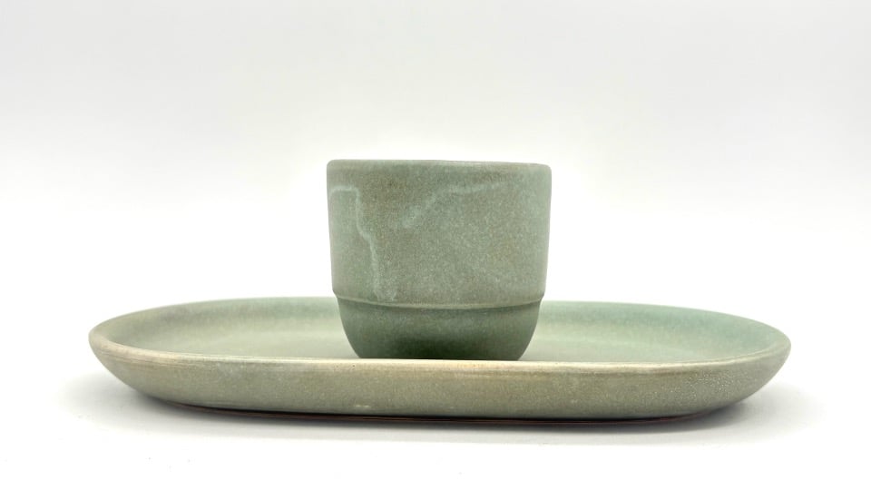 Platos complementarios de cerámica Naidich