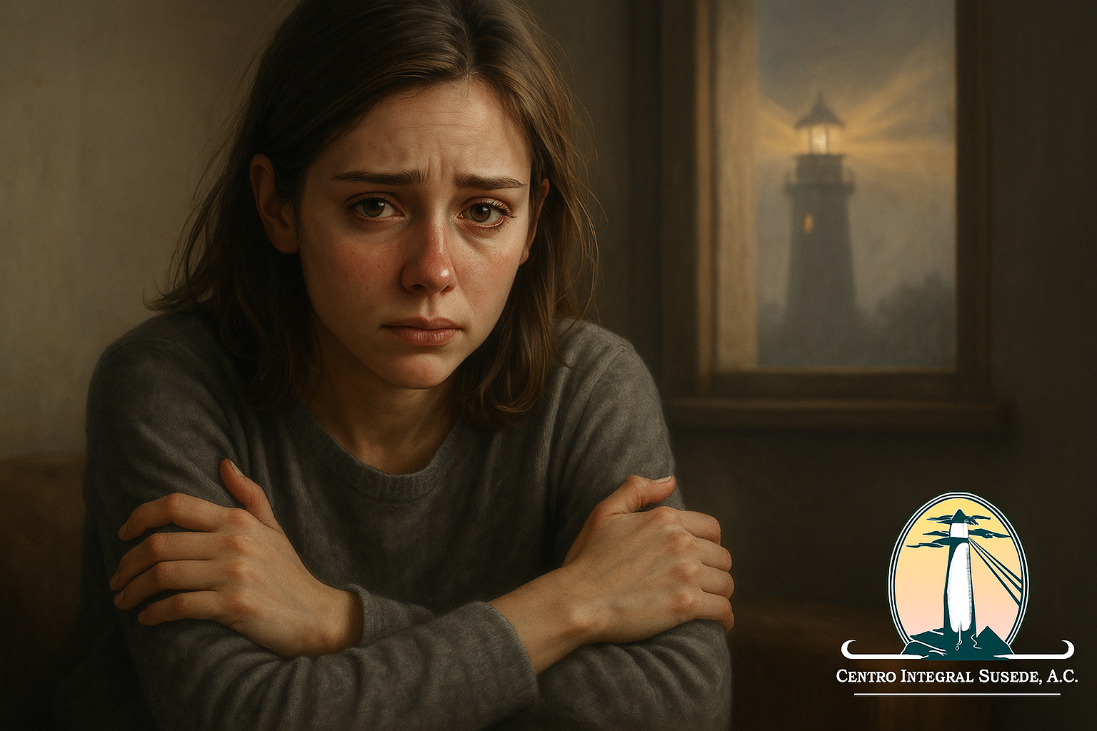 Persona reflexionando sobre su proceso de sanación del abandono