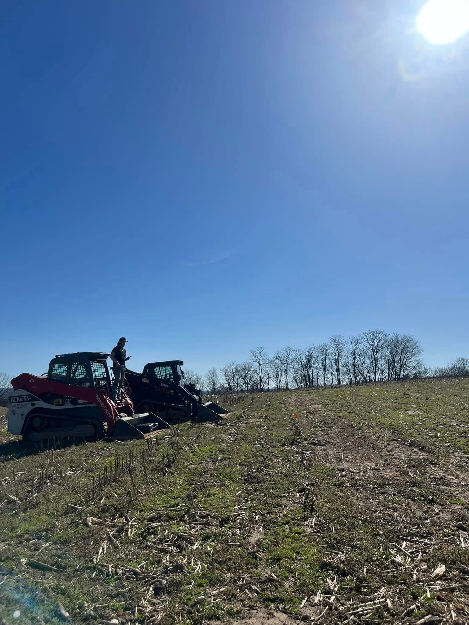 Blair Excavation equipment and work site