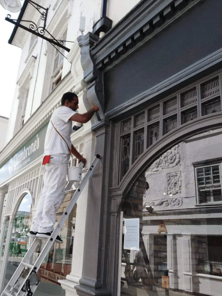 Interior painting project