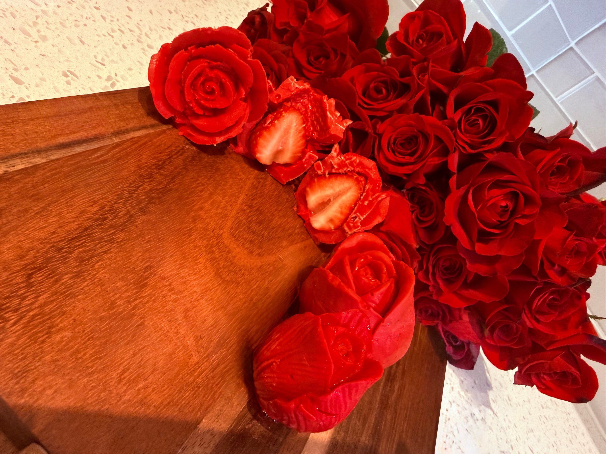 Fresas gourmet cubiertas de chocolate