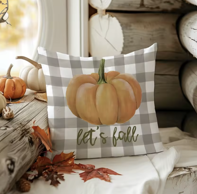 Autumn Theme Pillow Cover - View 2