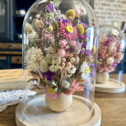 Łąka w szkle - kompozycje roślinne