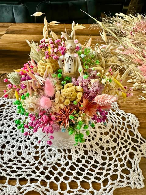 Dekoracje z suszonych roślin