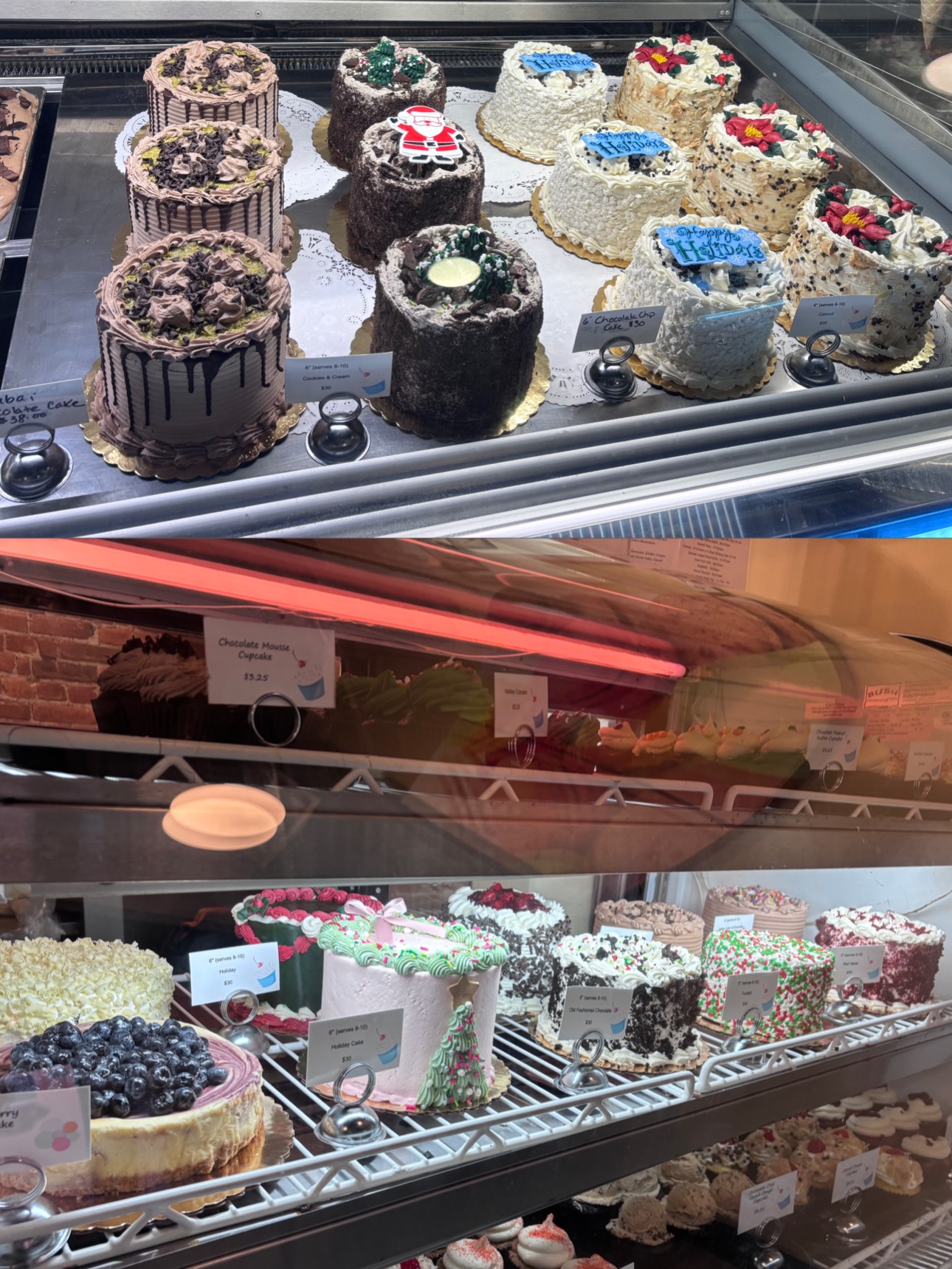 Christmas season cakes