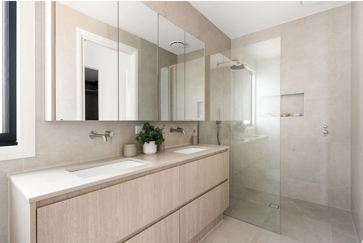 Caulking work example