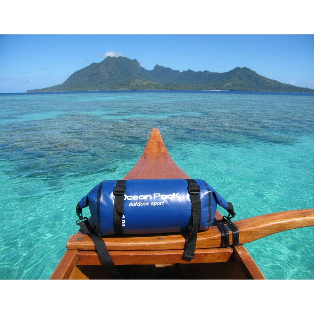 Sac étanche sur pirogue