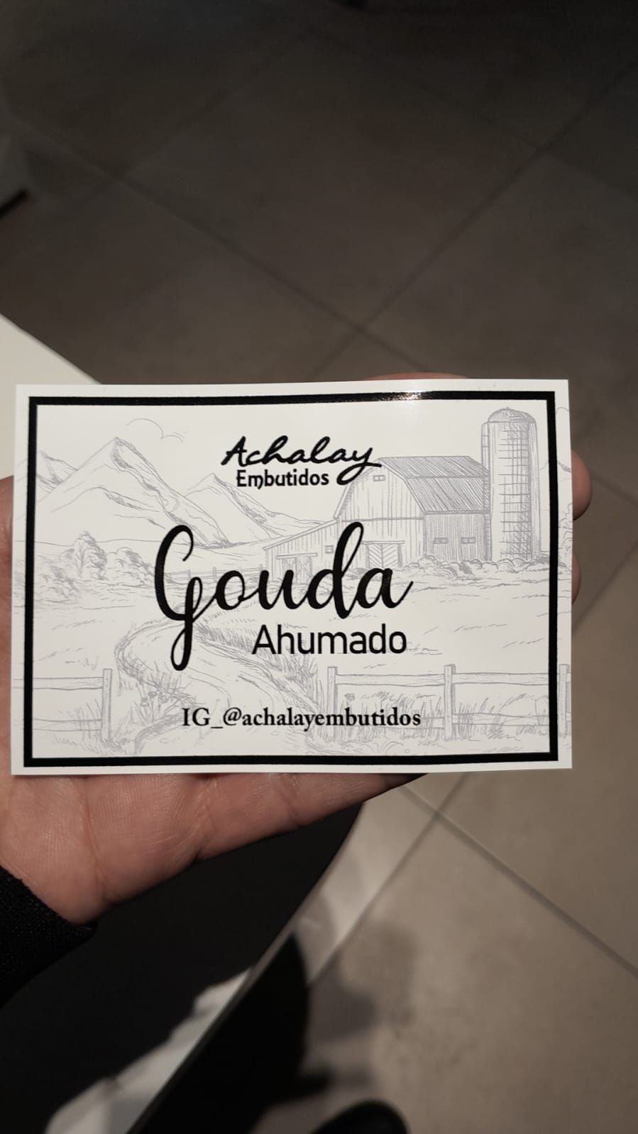 Etiquetas embutidos premium vinilo queso - calidad alimentaria industria food