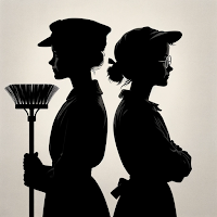 Adel and her sister - the founders of Sweep Sisters