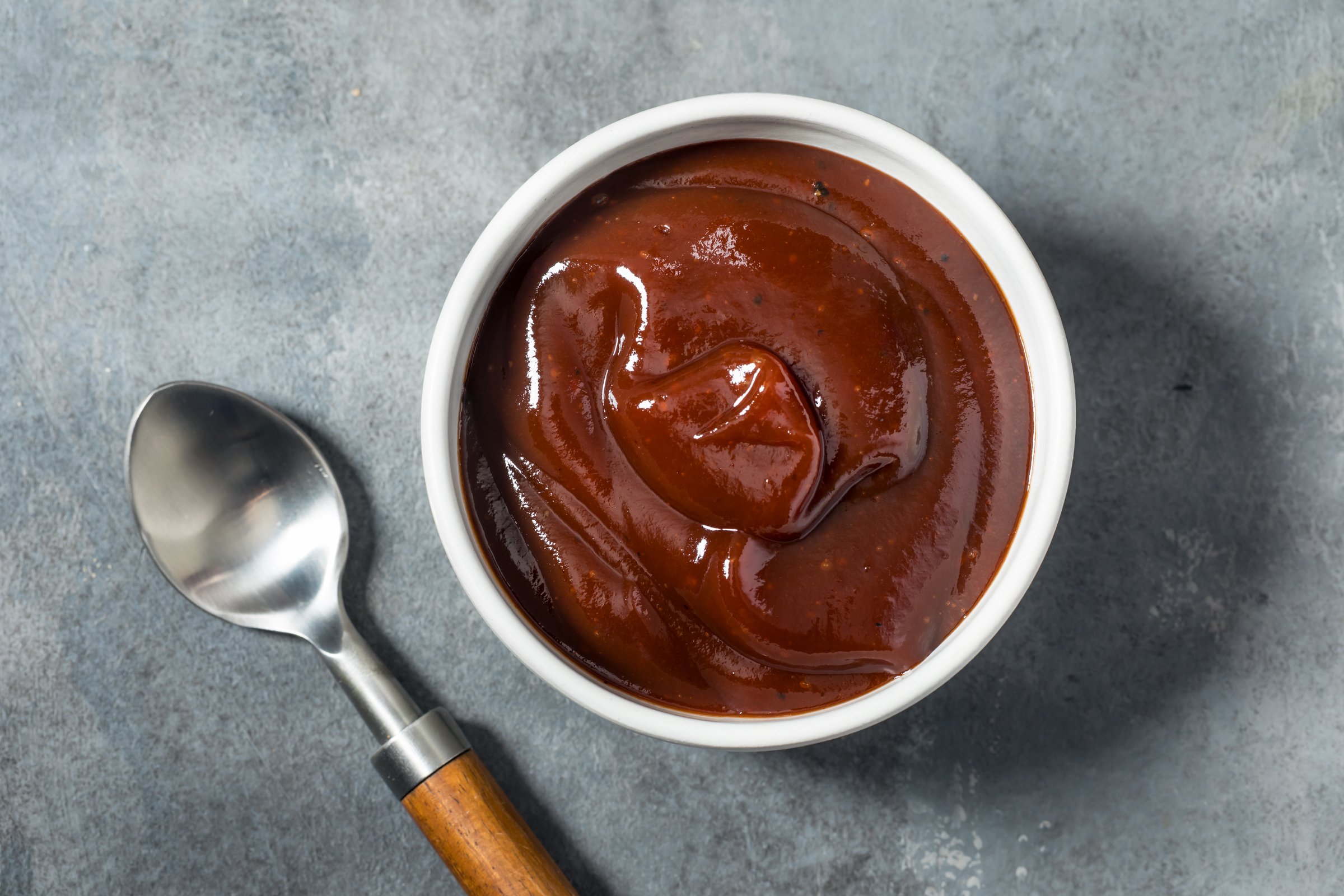 Homemade Spicy BBQ Barbecue Sauce Ready to Eat