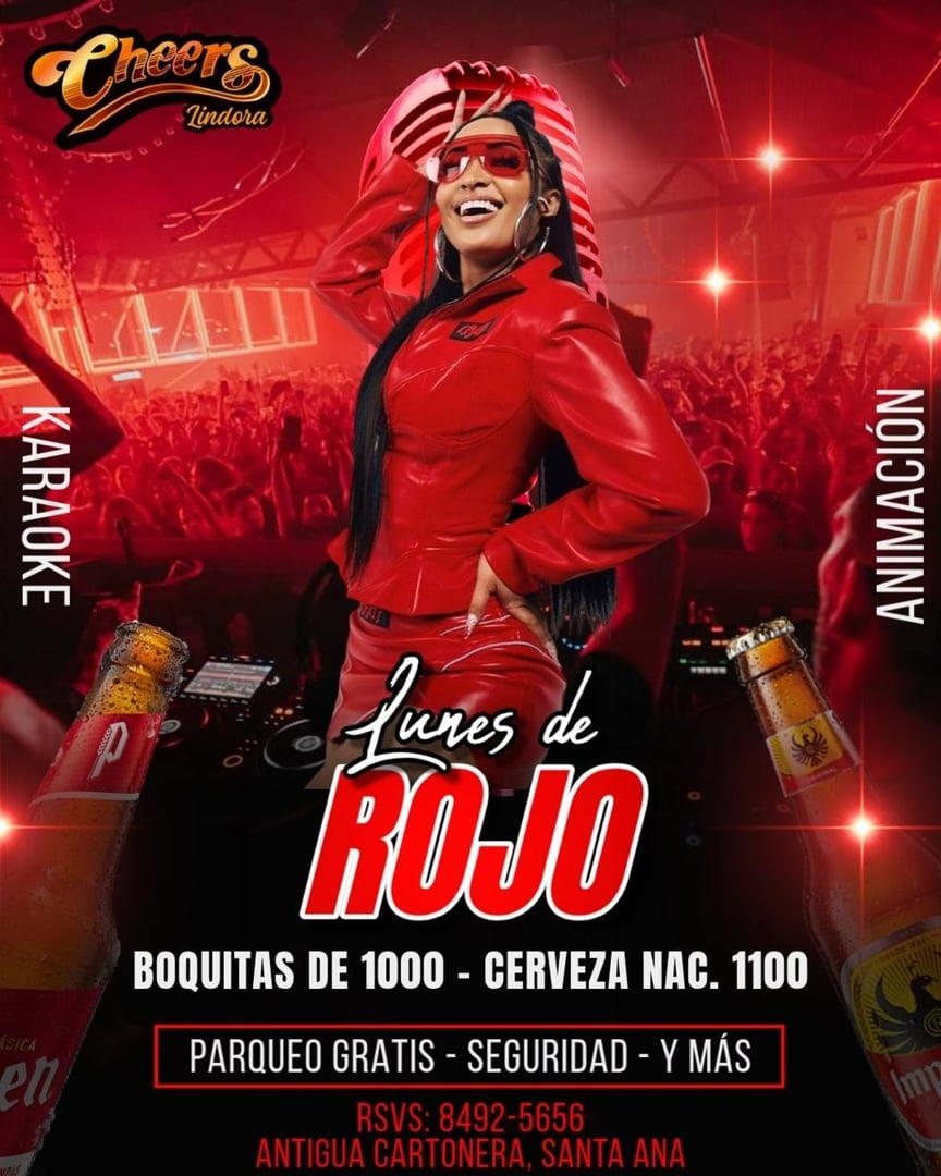 Evento Cheers Lindora - Lunes