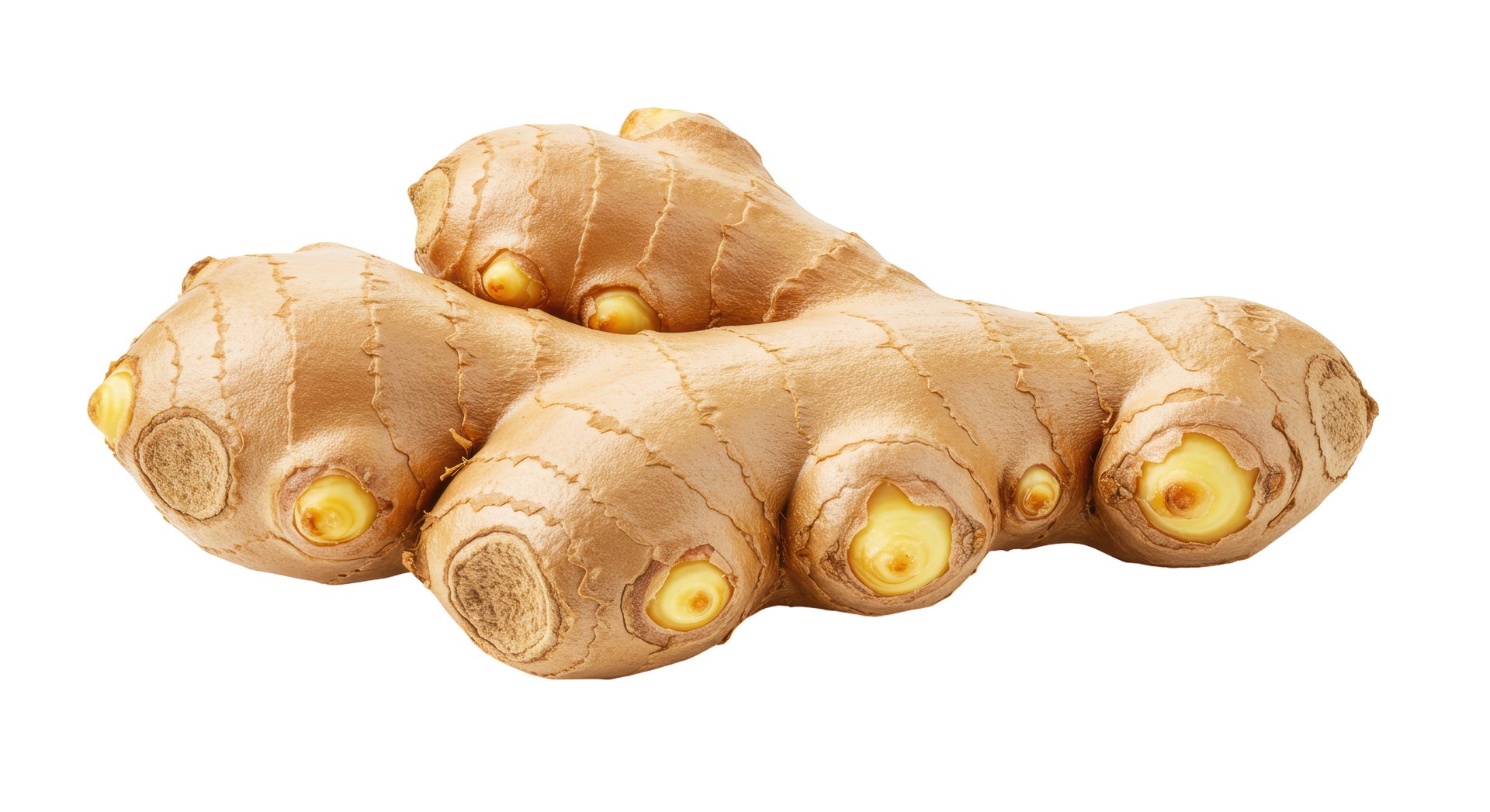 Isolated Ginger Root