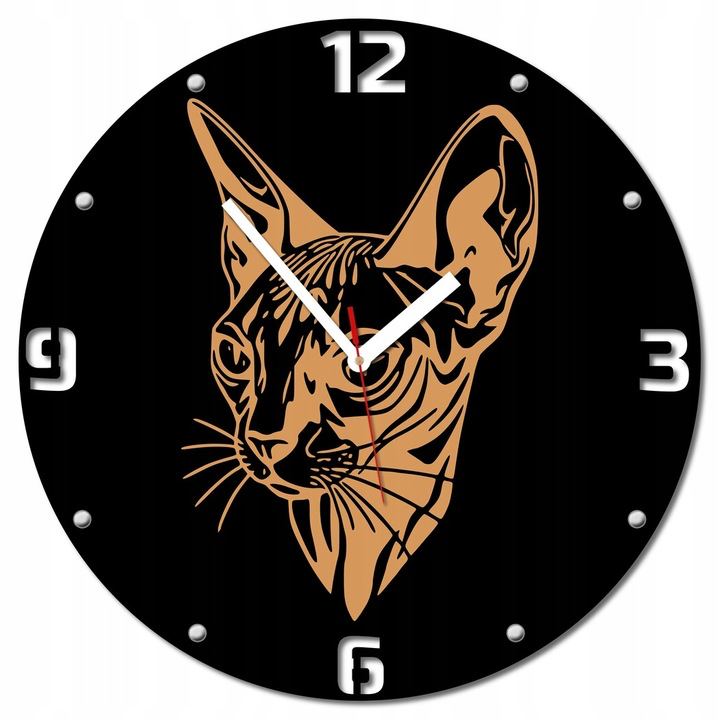 Zegar kot sfinks rasowy