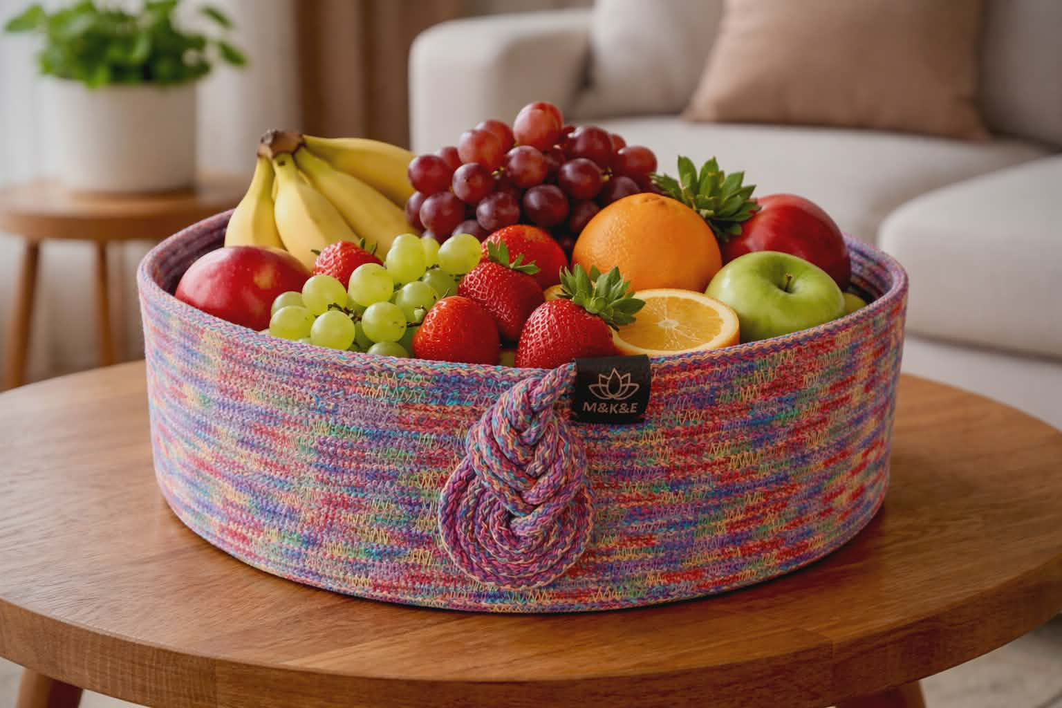 Nowy wyrób ręcznie szyty ze sznurka bawełnianego