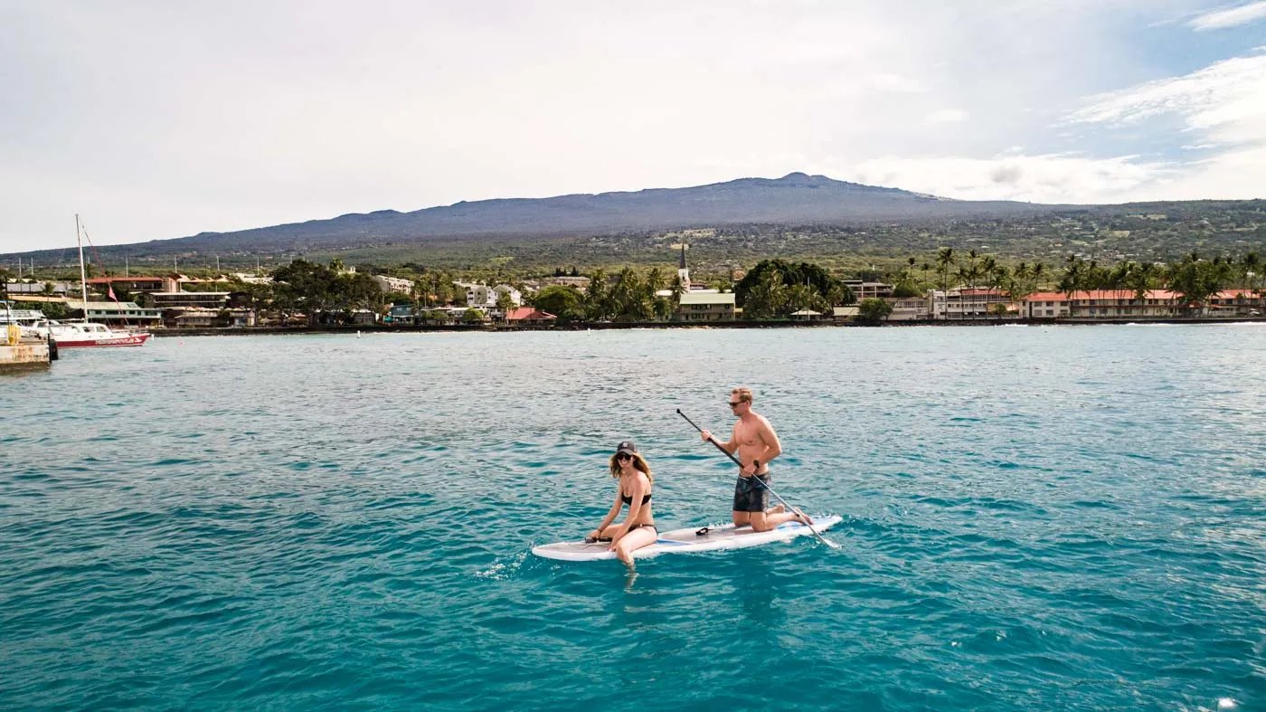 Stand-up paddle board rentals on pristine Hawaiian waters