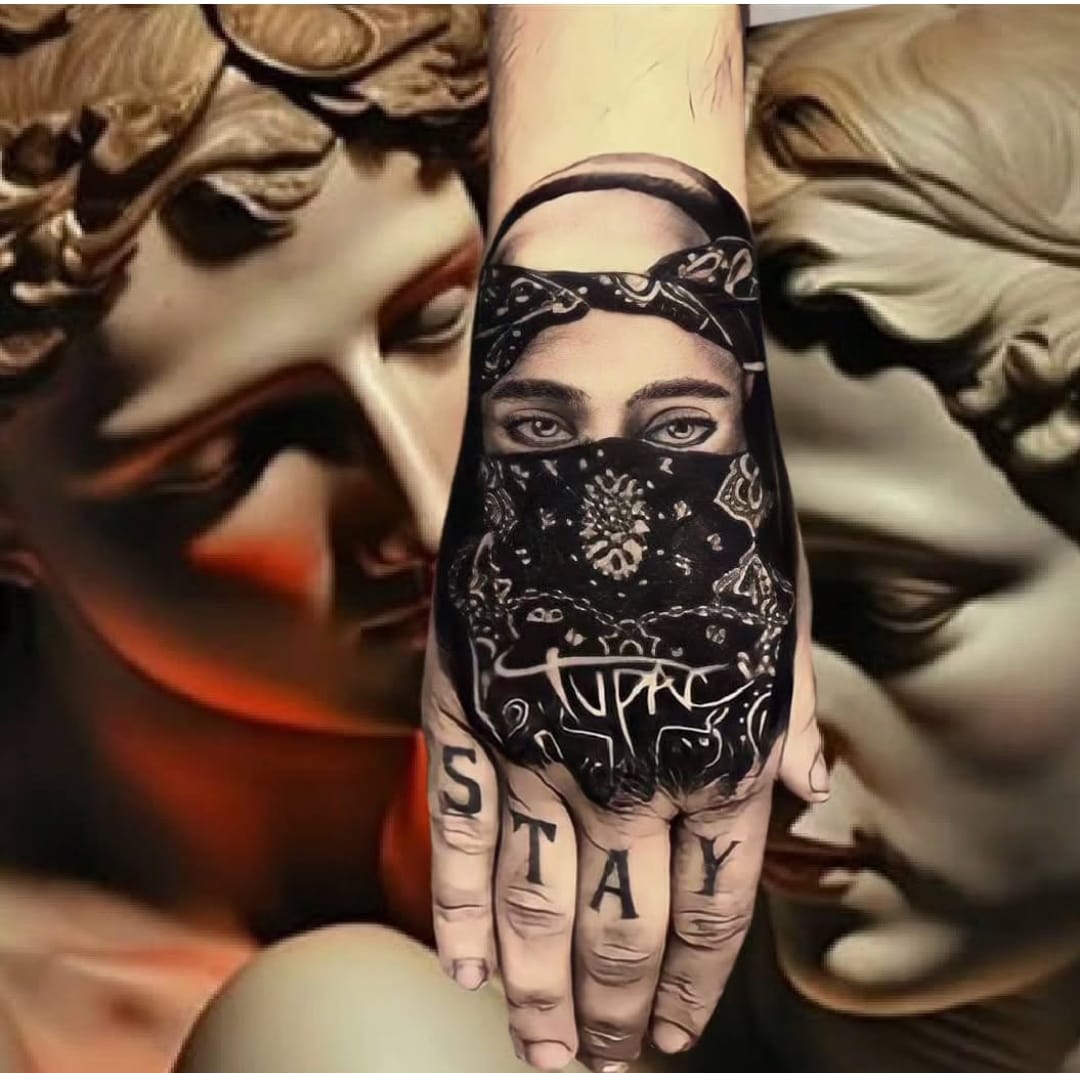 Professional tattoo artwork displayed in gallery