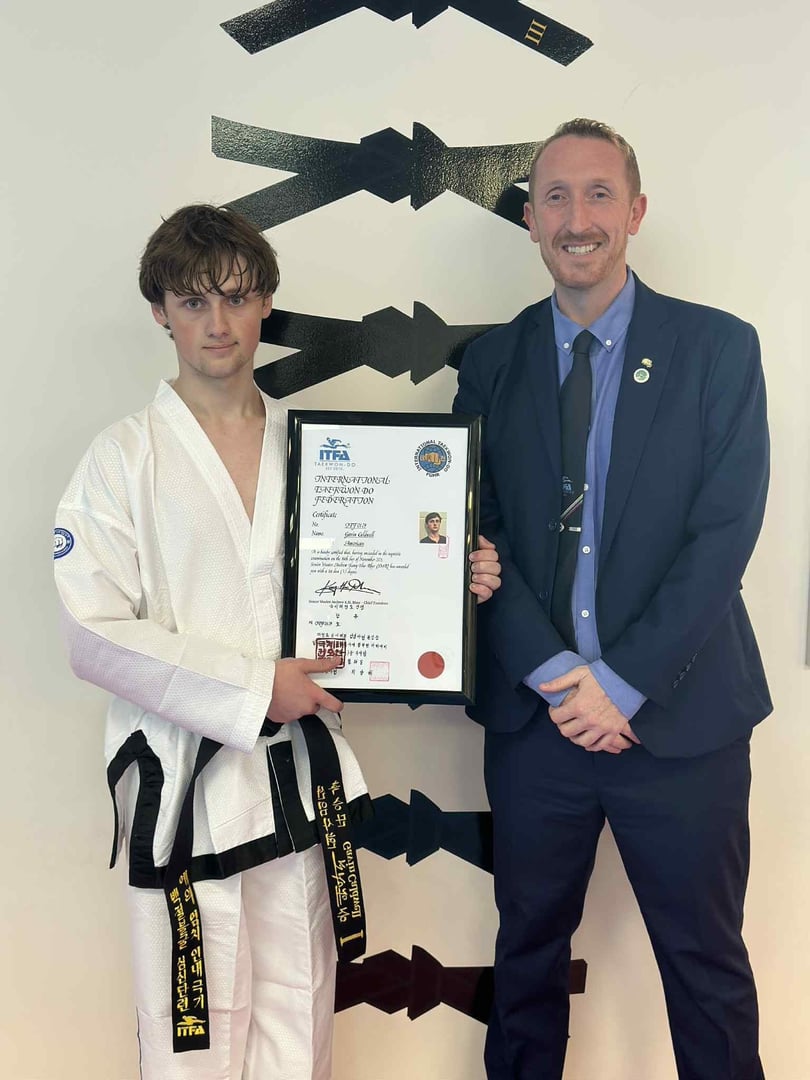 Taekwon-Do training at ITFA Oklahoma