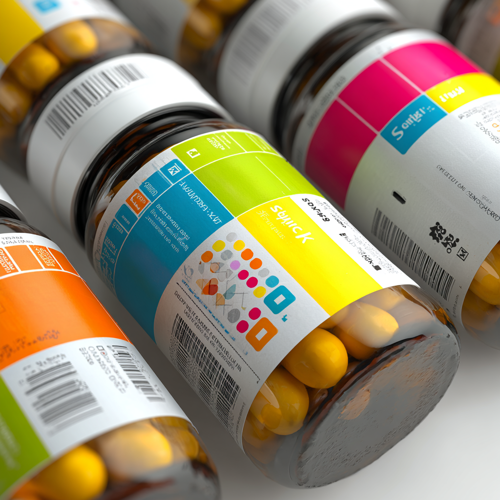 Industria Farmacéutica - Etiquetas especializadas para productos farmacéuticos con cumplimiento de normativas sanitarias