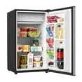 Galanz 3.3 Cu ft One Door Mini Fridge, Energy Star, Stainless Steel Look