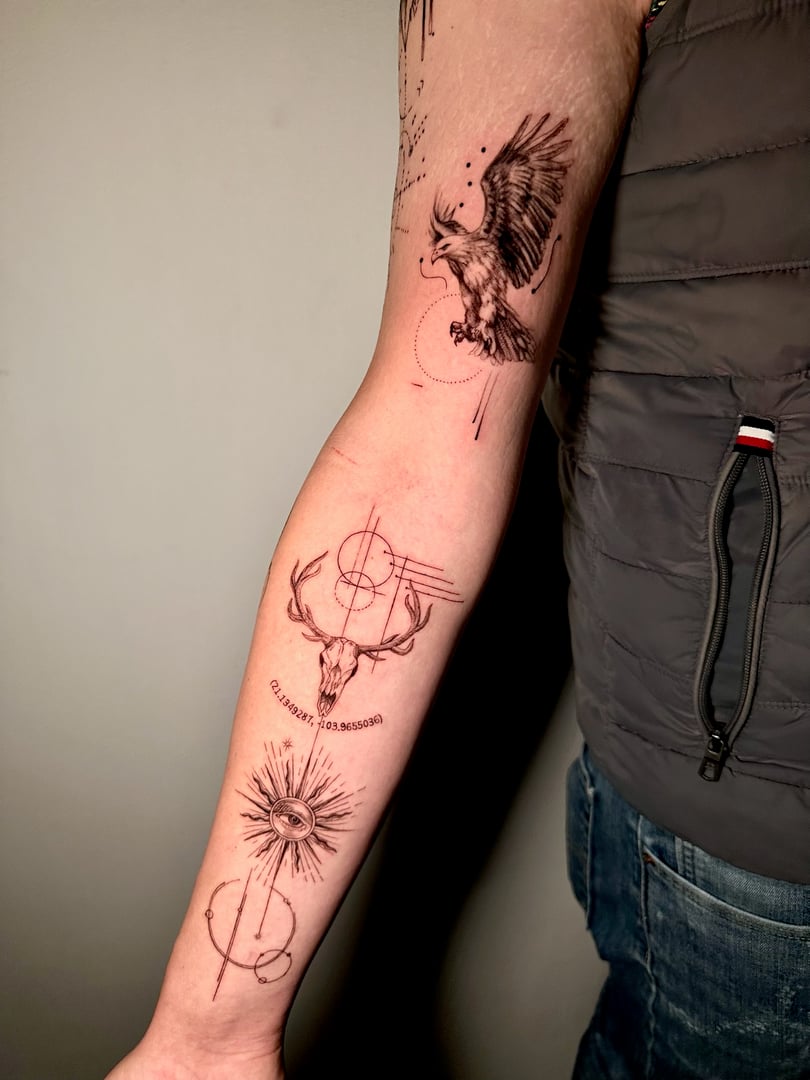 Tatuaje realizado por Victoria Lavā - Trabajo de portafolio