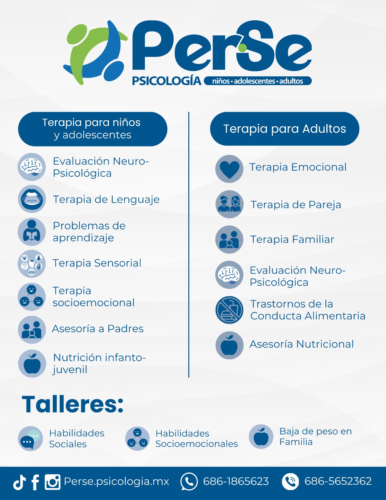 Equipo de terapeutas de Perse Psicología