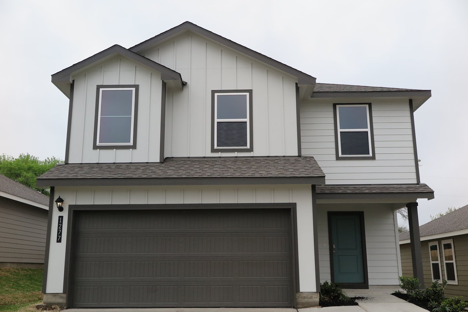 Professional painters at work